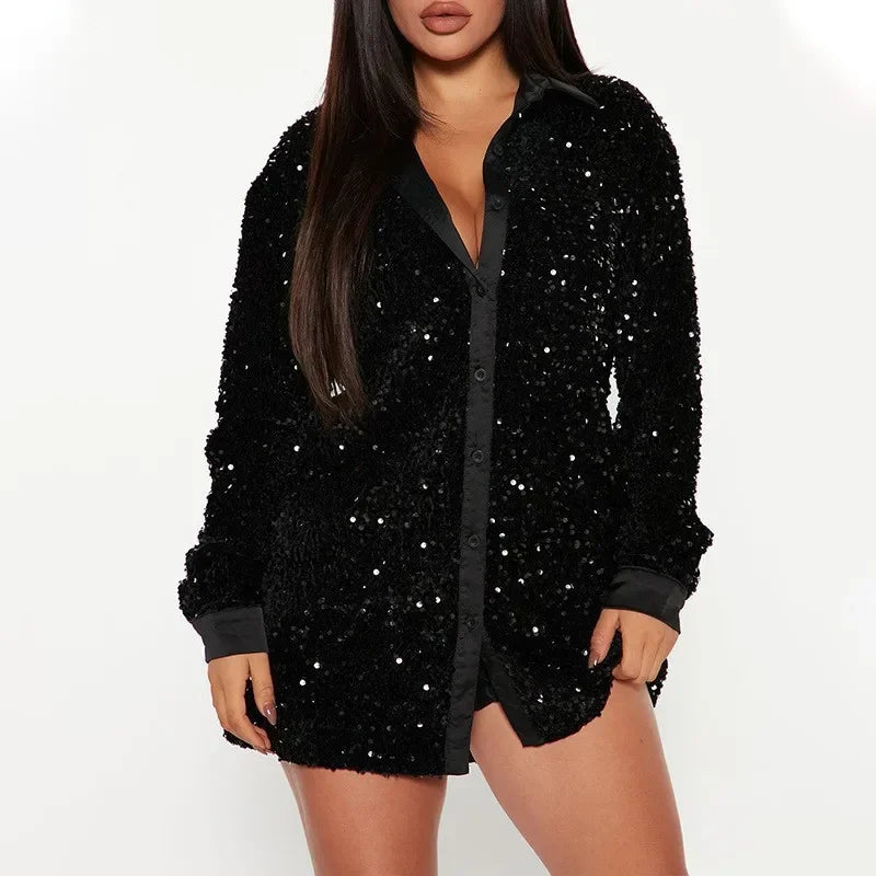 Gala Sparkle  Coat: European Elegance That Shines at Night